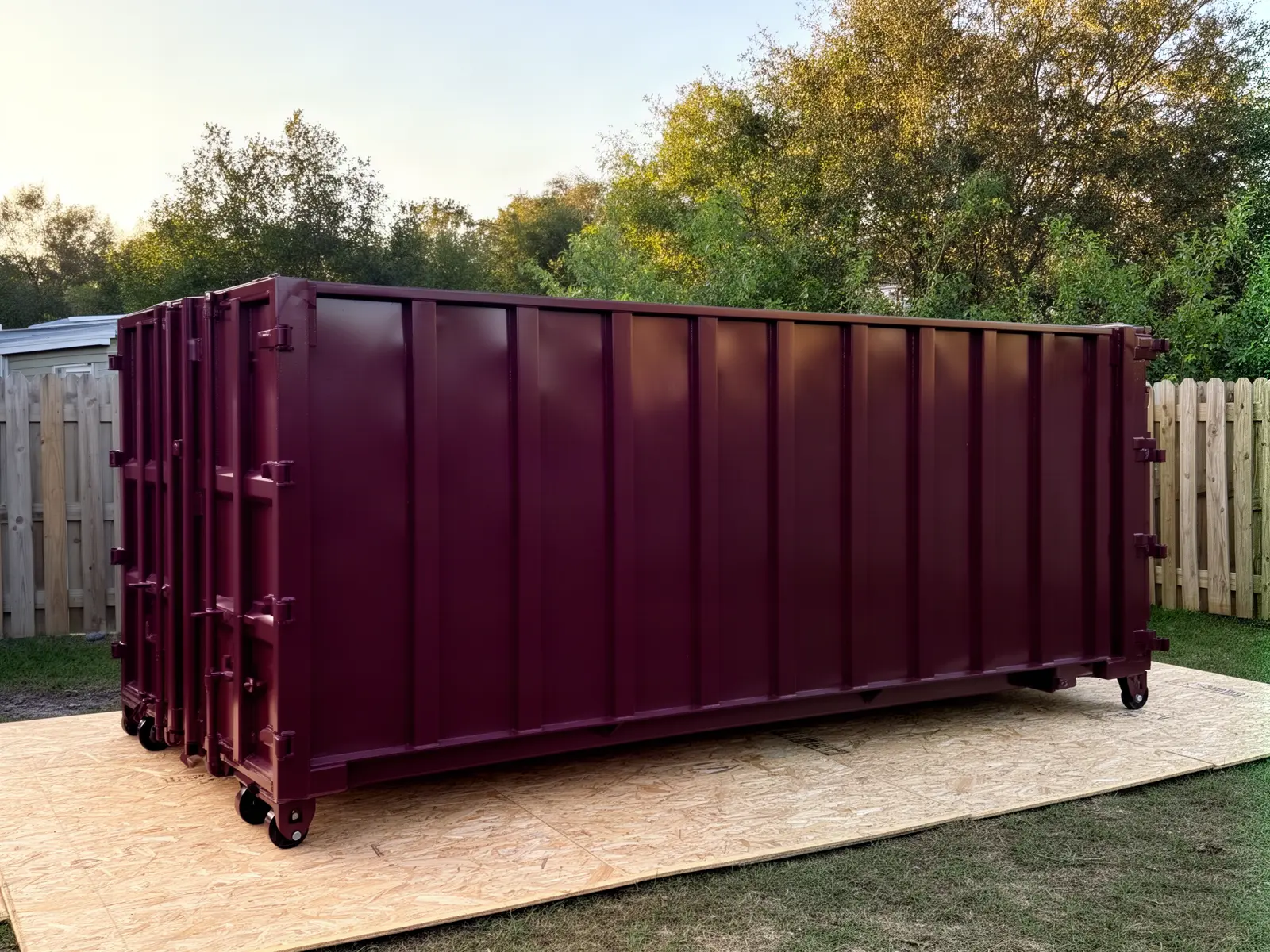 Roll-off dumpster from Jack's McKinney Dumpster Rental in McKinney, TX